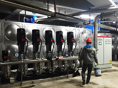 變頻恒壓設(shè)備+水箱